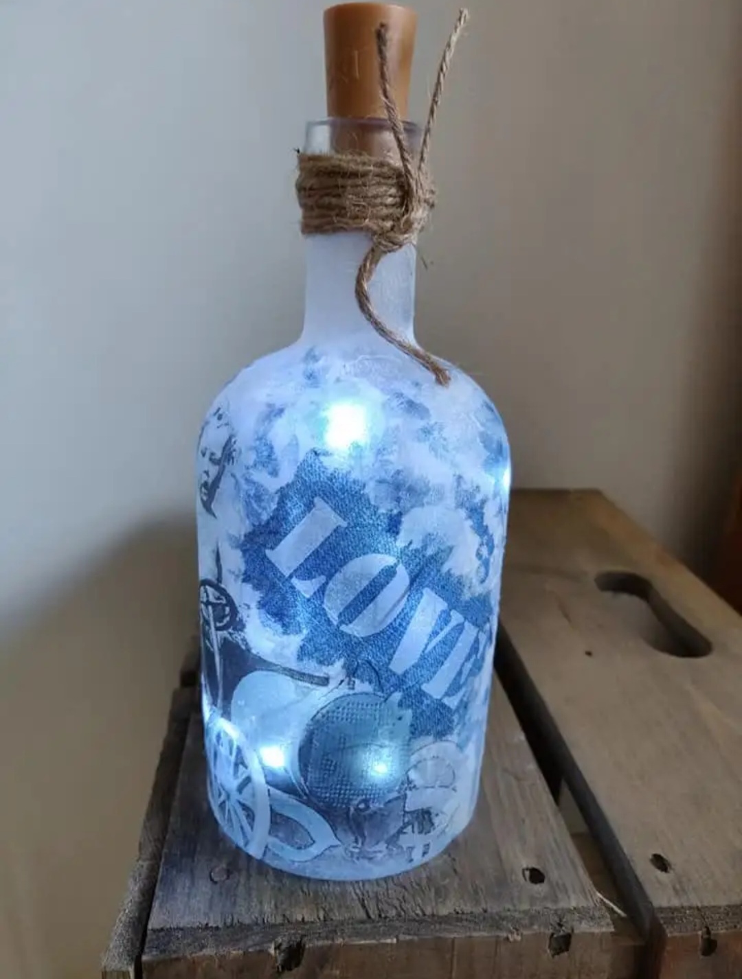 bespoke handmade light bottles lamps